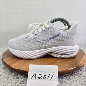 Mizuno Wave Rider 28 White Nimbus Cloud Athletic Gym Running Shoe Womens 8.5